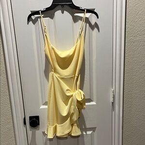 Lucy in the Sky Yellow Mini Dress